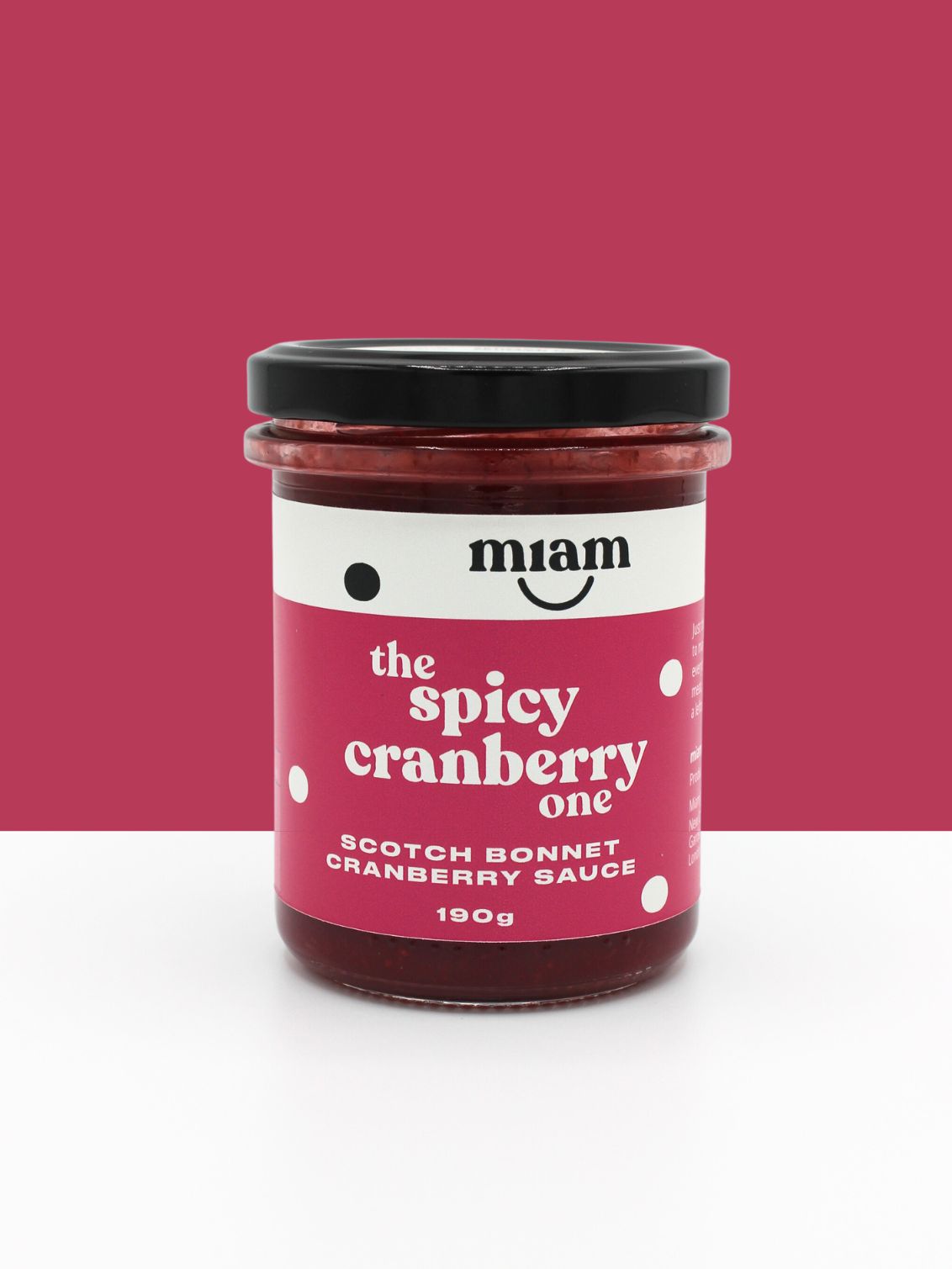 Festive Limited Edition: Cranberry & Scotch Bonnet Sauce