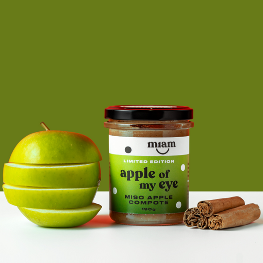 Miso Apple Compote – rich, buttery & utterly indulgent