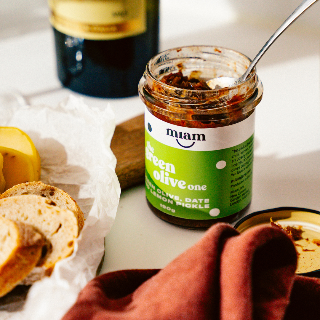 The Green Olive One: Olive, Date and Lemon Pickle image 0