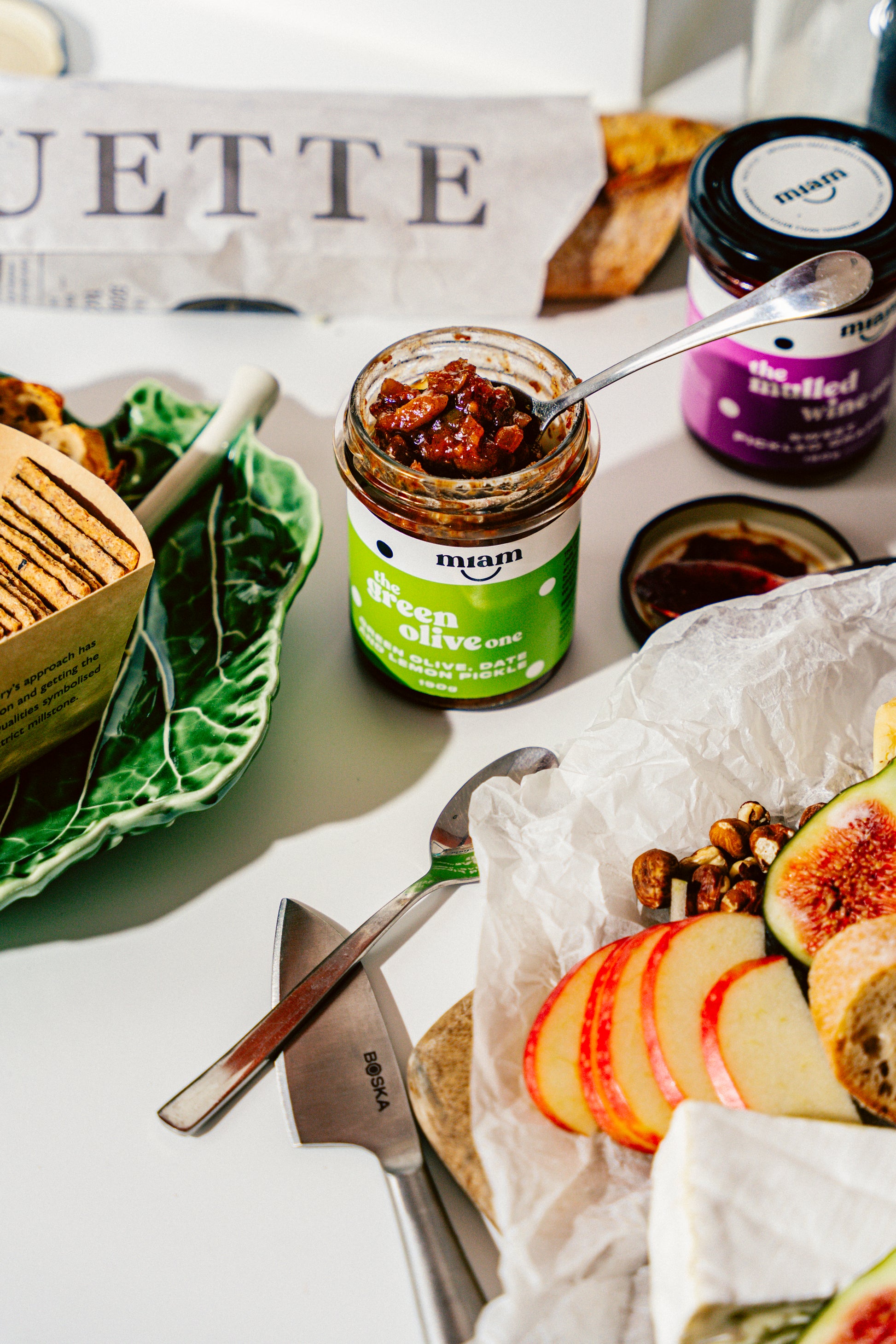 The Green Olive One: Olive, Date and Lemon Pickle image 1